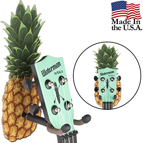 String Swing Ukulele Adhesive Wall Mount Pineapple Stand for Mandolin and Ukele- Concert Pineapple Soprano Tenor and Baritone Compatible - Case Alternative Kit for Home or Studio - Pineapple CC62UK-P
