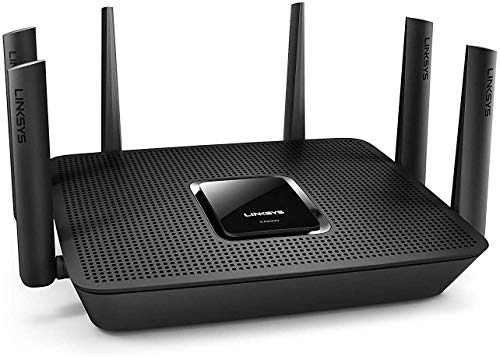 Book Cover Linksys Max-Stream AC4000 MU-MIMO Wi-Fi Tri-Band Router, Compatible with Alexa (EA9300) (Renewed)