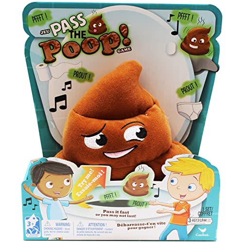 Spin Master Games Pass The Poop Electronic Game for Kids, Multicolor, one Size (6045369)