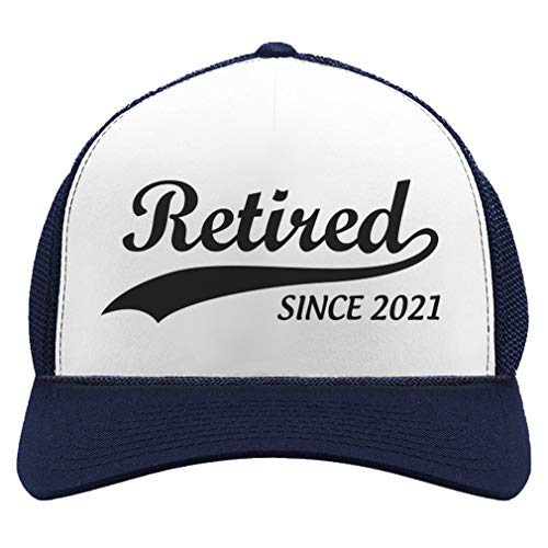 Tstars Retirement Gift for Men Women Retired Since 2022 Funny hat Trucker Hat Mesh Cap