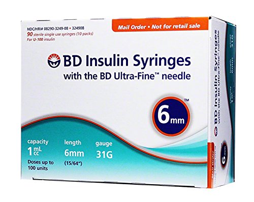 Product Name: BD Ultra-Fine Syringes 31G 1cc 6mm