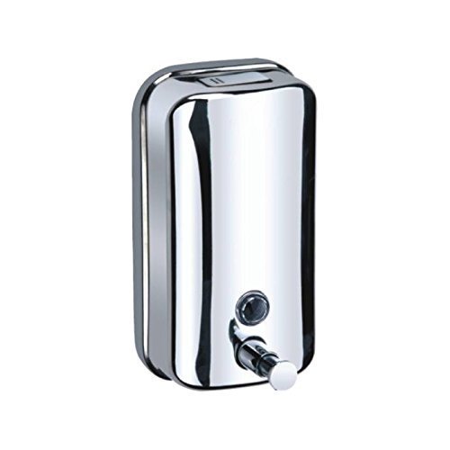 scuddles Wall Soap Dispenser 500ml â€“ Stainless Steel Soap Dispenser Wall Mounted - Dispenser for Bathroom Kitchen Home Hotel Commercial Building School Hospital