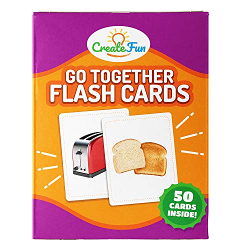 Go Together and Opposites Flash Cards Gift Set | 100 Matching Educational Photo Cards | 7 Starter Learning Games | For Your Classroom, Parents, Speech Therapy Materials and ESL Teaching Materials