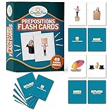 49 Preposition Vocabulary Builder Flash Cards Vol 1 Includes 7 Picture Card Prepositions with 5 Sequencing Learning Games for Kids, Parents, Teachers, ESL, Speech Therapy, Autism, ABA and Homeschool