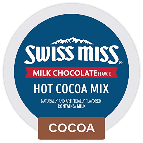 Book Cover Swiss Miss Milk Chocolate Hot Cocoa, Keurig Single-Serve K-Cup Pods, 28 Count