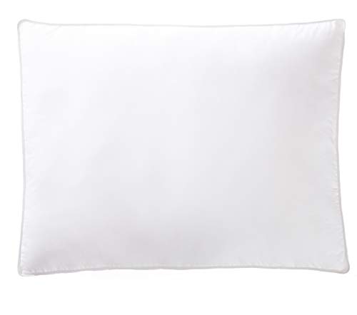 Book Cover Amazon Basics Down-Alternative Gusseted Pillows with Cotton Shell - Pack of 2, King