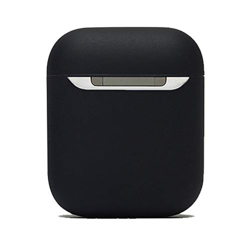Book Cover DamonLight Protective Airpods Case[Made of 2 Pcs][Supports Wireless Charging] for Apple AirPods 1 & 2(Black)