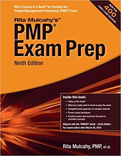 Book Cover [194370404X] [9781943704040] PMP Exam Prep: Accelerated Learning to Pass the Project Management Professional (PMP) Exam 9th Edition-Paperback