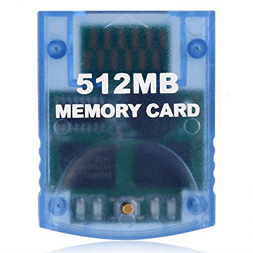 Gamecube Memory Card, VOYEE 512M Memory Card for Nintendo Gamecube & Wii Console - Blue