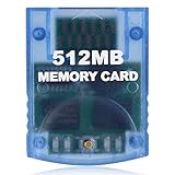 VOYEE Memory Card Replacement for Gamecube Memory Card, 512M Compatible with Nintendo Gamecube and Wii Console- Blue