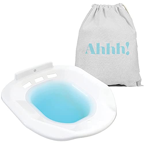 Soothic Sitz Bath for Toilet Seat, Hemorrhoids Treatment, Postpartum Care, Feminine Care, Yoni Steam Seat for Women, Post-partum Essentials, A Pregnancy Must Haves