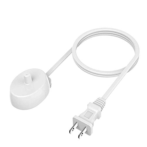 MAGIPEA Replacement for Braun Oral B Electric Toothbrush Replacement Charger Power Cord Supply Inductive Charging Base Model 3757 Portable Environmental ABS for Travel