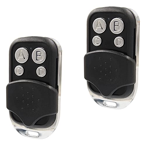 Solidremote 371LM 373LM 971LM 973LM, for LiftMaster Chamberlain Craftsman Keychain Garage Door Opener Remote, Purple, Red/Orange Learn Button