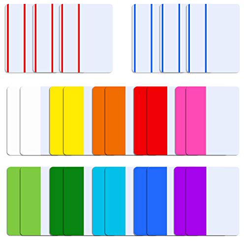 SIQUK 520 Pieces Tabs 2 inch Sticky Tabs Colored Index Tabs Page Markers for Reading Notes, Books and File Folders, 26 Sets 12 Colors