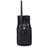 Universal Radio Case Two Way Radio Holder Universal Pouch for Walkie Talkies Nylon Holster Accessories for Motorola MT500 MT1000 MTS2000 and Similar Models by Luiton(1 Pack)