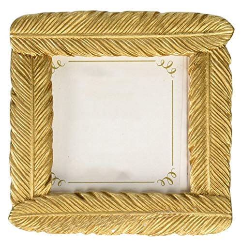 Wansan Photo Frame Place Cards Holder Wedding Table Number Name Place Cards Holder Table Setting Marker Memo Note Message Holder Golden