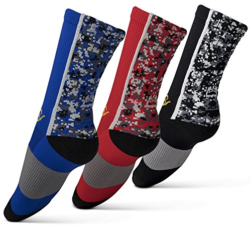 Will & Spirit Kids Crew Socks: 3-Pack or 6-Pack in Various Colors (S, M, L, XL)