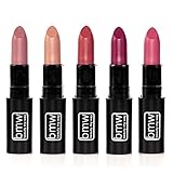 beauty my way 5 PCS MATTE LIPSTICK SET OF MUST HAVE COLORS PROFESSIONAL QUALITY WITH HIGH PIGMENT LOAD