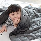 Fabula Life 7lb Weighted Blanket for Kids, Premium Cotton Heavy Blanket Great for Insomnia, ADHD, Stress and Anxiety Relief (60?x41?, 7 lbs)