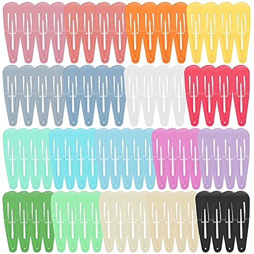 Book Cover Anezus 80 Pcs 2 Inch Snap Hair Clips Non-Slip Metal Barrettes