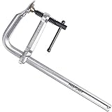 MAXPOWER Heavy Duty F Clamp 12-Inch x 4-3/4-Inch Throat (300 x 120mm Throat), Pack of 1