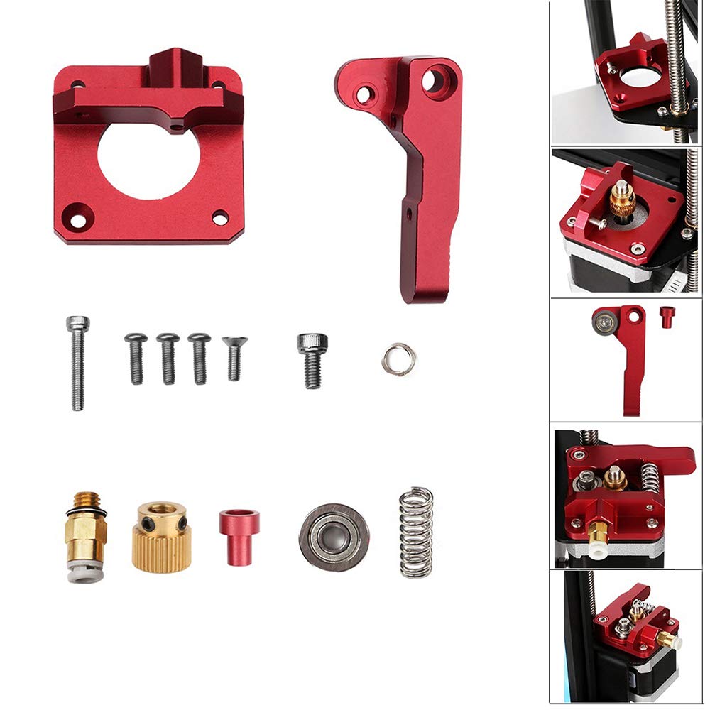 CCTREE Creality Upgrade Replacement MK8 Extruder Aluminum Alloy Block Bowden Extruder 1.75mm Filament for Ender 3,Ender 3 Pro,Ender 5,CR-10,CR-10S,S4 and S5