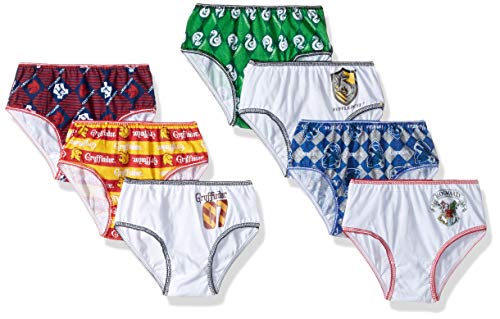 Harry Potter Girls Panties - 7-Pack Underwear Sizes 4,6,8