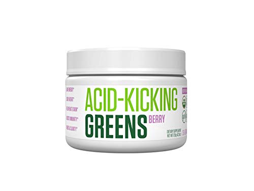 Alkamind Daily Greens - Berry - GET Off Your Acid with 21 Superfoods to Alkalize & Energize & Balance pH