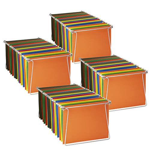 Officemate Hanging File Frame, 24" - 27", Letter Size, Steel, 4 Sets (91965)