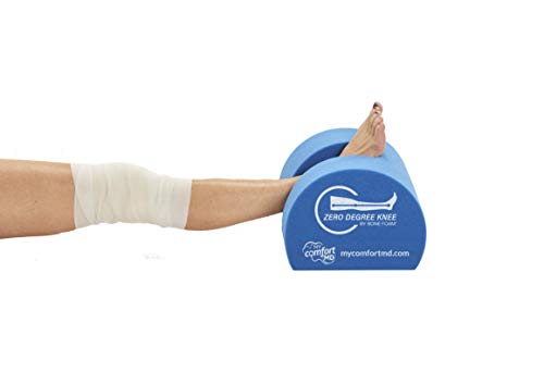 Zero Degree Knee Pillow - Surgery Knee Pillow - Knee Rehab - Foam Wedge - Physical Therapy