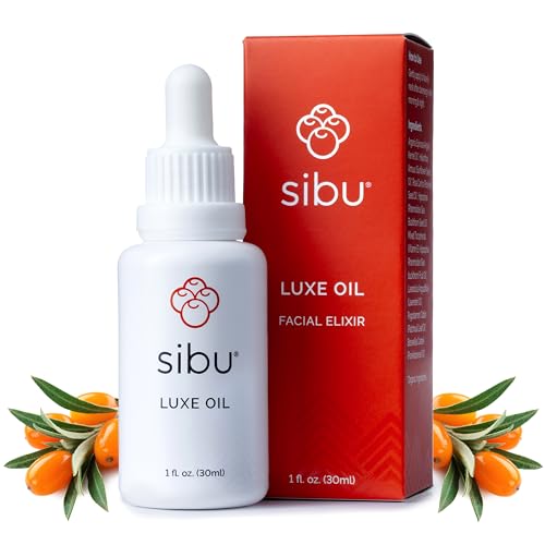 Face Oil Hydrating Organic Topical Skin Serum. Contains Vitamins E, A and C, Rosehip, Argan, Sea.