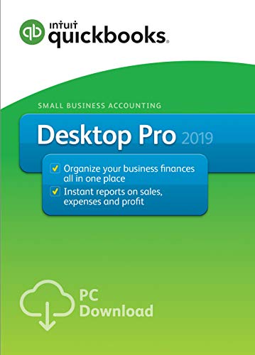 Book Cover [Old Version] QuickBooks Desktop Pro 2019 [PC Download]
