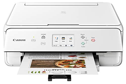 Book Cover Canon PIXMA TS6220 Wireless All in One Printer with Mobile Printing, White