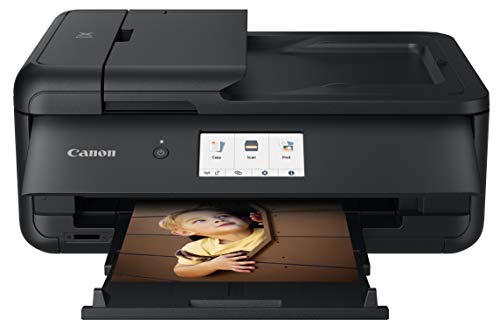 Book Cover Canon PIXMA TS9520 Wireless Photo All In one Printer | Scanner | Copier | Mobile Printing with AirPrint and Google Cloud Print, Black