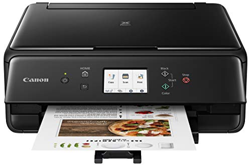 Book Cover Canon 2986C002 PIXMA TS6220 Wireless All in One Photo Printer with Copier, Scanner and Mobile Printing, Black