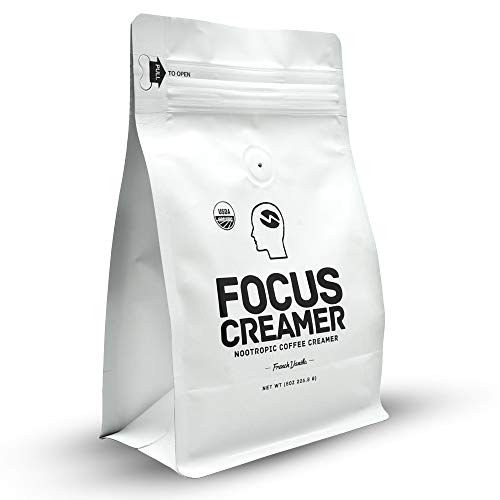 Book Cover Focus Creamer - French Vanilla Keto Creamer, Organic, Non Dairy, Sugar Free, Nootropic Coffee Creamer