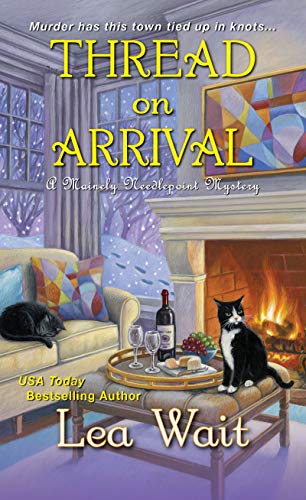 Book Cover Thread on Arrival (A Mainely Needlepoint Mystery Book 8)