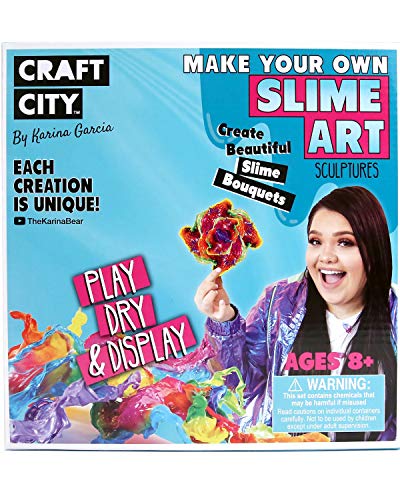 Book Cover Craft City Karina Garcia Make Your Own Slime Art Sculptures Kit with Add-ins | 4 Colors