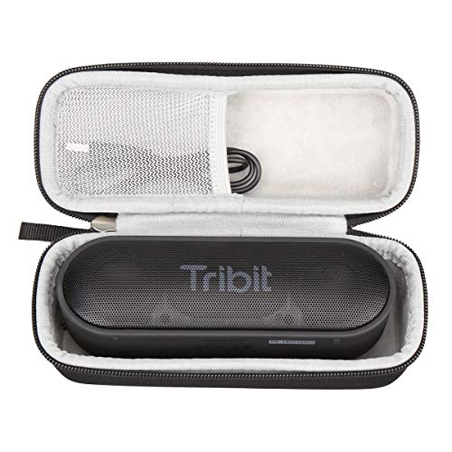 Book Cover Aproca Hard Storage Travel Bag Case Fit for Tribit XSound Go Bluetooth Speakers (Black)