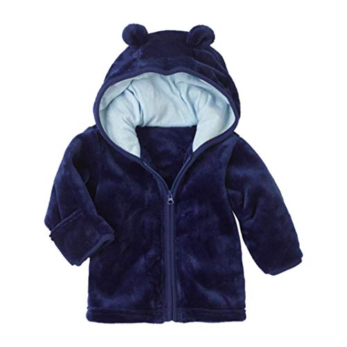 Jchen(TM) Clearance! Baby Infant Girls Boys Autumn Winter Cute Ear Hooded Coat Jacket Thick Warm Outwear Coat for 0-24 Months