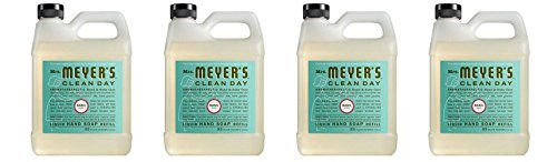 Book Cover Mrs. Meyers - Liquid Hand Soap Refill, Basil - 33 Ounce