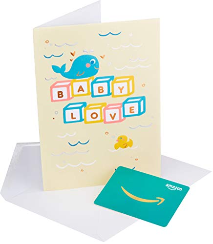 Book Cover Amazon.com Gift Card in a Premium Greeting Card by American Greetings (Baby Love Design)