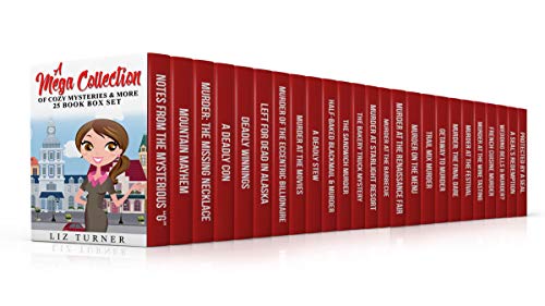 Book Cover A Mega Collection of Cozy Mysteries & More: 25 Book Box Set