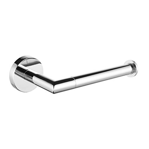 Book Cover HITSLAM Polished Chrome Toilet Paper Holder Premium 304 Stainless Steel Toilet Roll Holder for Bathroom Rustproof Wall-Mounted