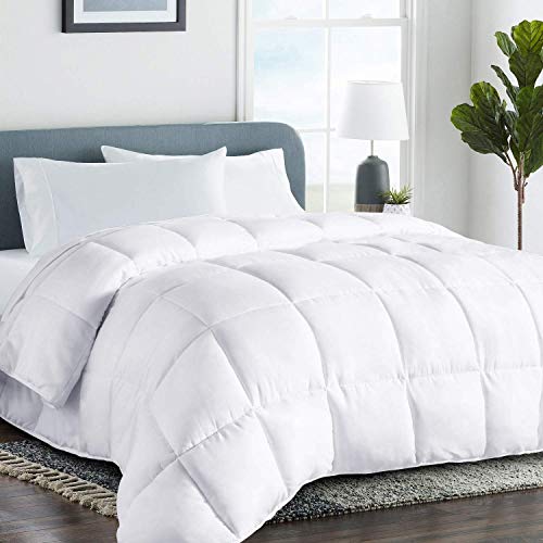 Book Cover COHOME Queen 2100 Series Cooling Comforter Down Alternative Quilted Duvet Insert with Corner Tabs All-Season -Winter Warm Luxury Hotel Comforter - - Reversible - Machine Washable - White (88X88)