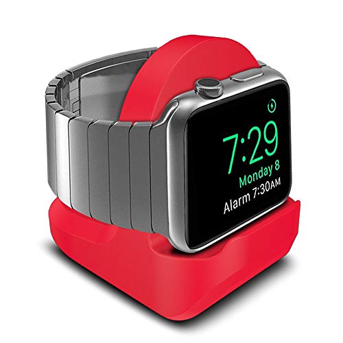 SFCCMM Compact Stand Compatible with iWatch - Nightstand Mode Compatible - Support Stand with Integrated Cable Management Slot (Series5/Series 4/Series 3/2/1/44mm/42mm/40mm/38mm Compatible)