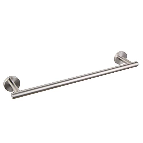 Book Cover Bathroom Towel Bar 18-Inch Brushed Stainless Steel Towel Bar Contemporary Style Wall Mount for Bath Kitchen