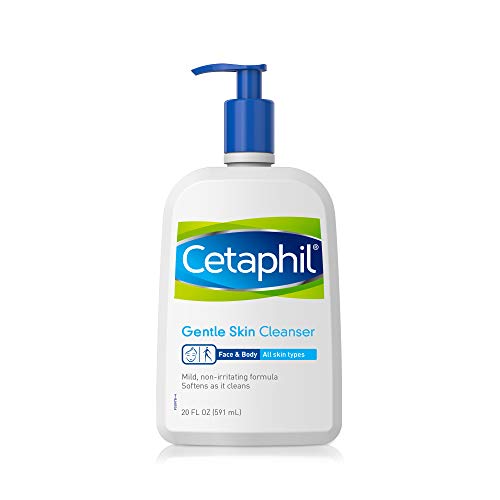 Book Cover Face Wash by Cetaphil, Hydrating Gentle Skin Cleanser for Dry to Normal Sensitive Skin, 20 oz, Fragrance Free, Fragrance Free and Non-Foaming