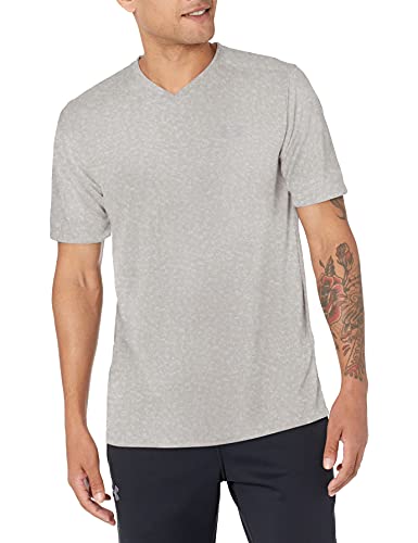 Under Armour Men's Threadborne Print Vneck Short Sleeve