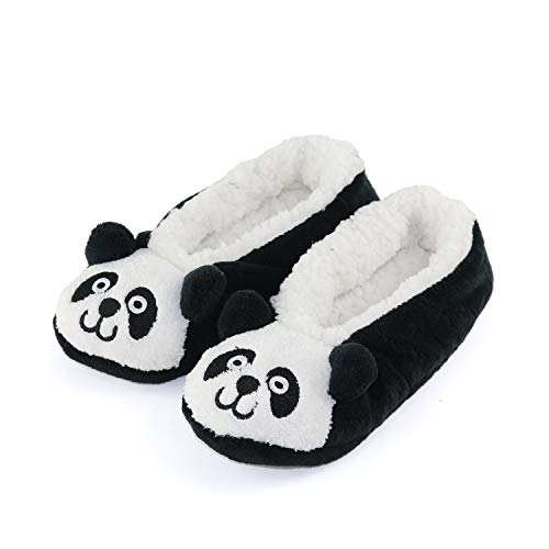 GLENMEARL Womens Warm Cozy and Lovely Animal Non-Skid Knit Home Floor Slippers Socks for Adults Girls